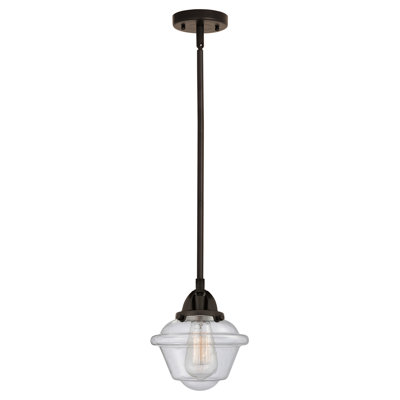 Mini-luminaire suspendu à 2 lumières 7,5 po - 1 lumière de 8 po Nouveau - ampoule non incluse - abat-jour Grourke