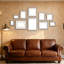 Ensemble de 4 cadres photo en bois massif avec passe-partout, plateau de table 11 x 11 pouces et cadre mural pour photos 4 x 4, 8 x 8 ou 11 x 11, façade en plexiglas de qualité supérieure-1129995977