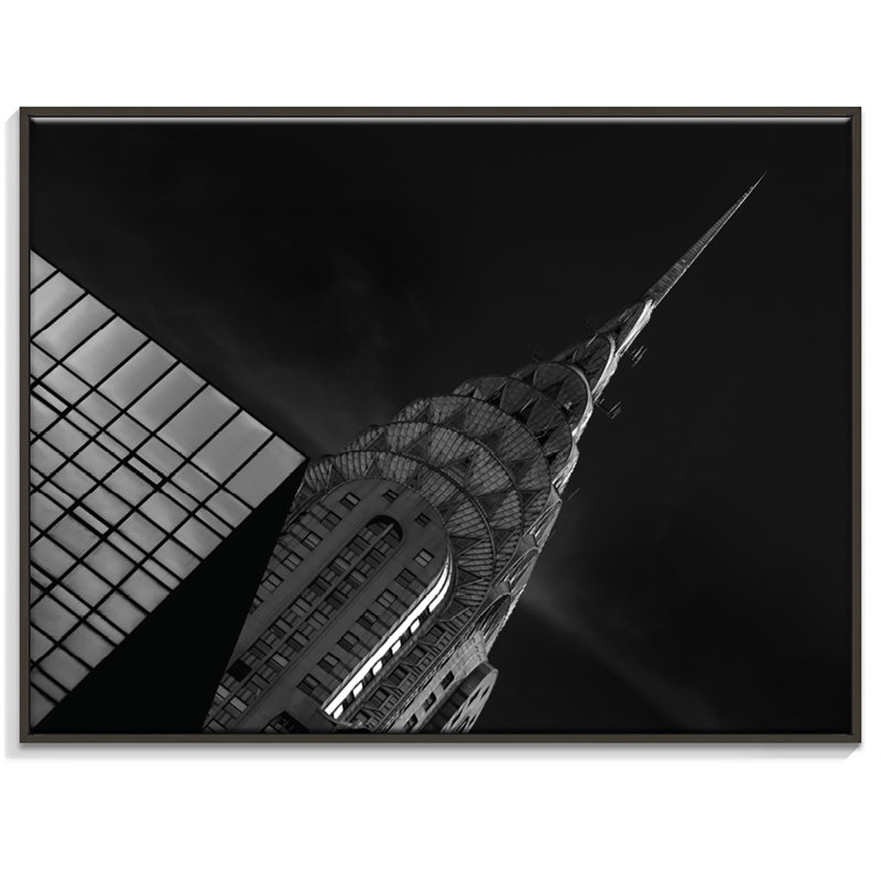 Print on Canvas, 76cm H x 102cm W, Black Floater Frame