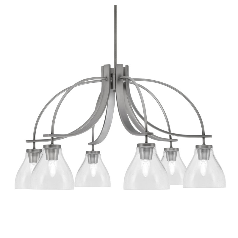 Lustre Cavella Light, Graphite, H 17,5 po x l 30 po x P 30 po, 6