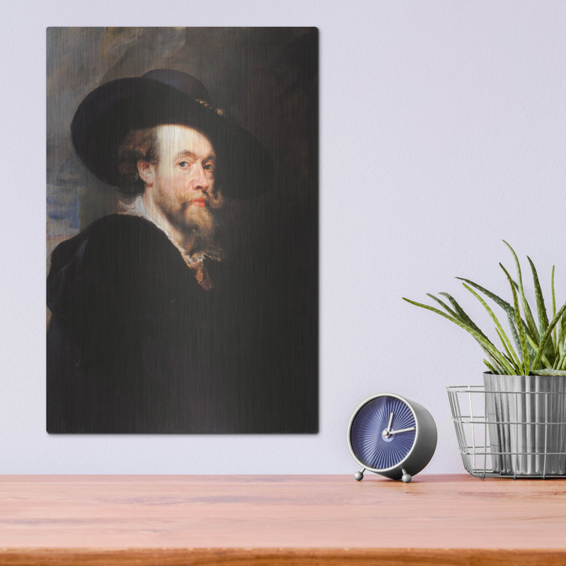 «Self Portrait» par Peter Paul Rubens, art mural, H 16 po x l 12 po