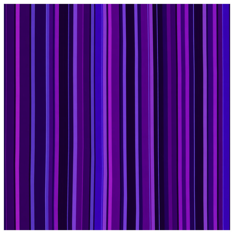 Housse de couette moderne à rayures mauves, Très grand lit