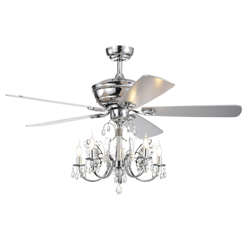 Ventilateur de plafond à 5 pales Meilani avec ensemble d'éclairage inclus