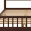 Lit plateforme moderne en bois avec tête de lit courbée-947635379-947635389