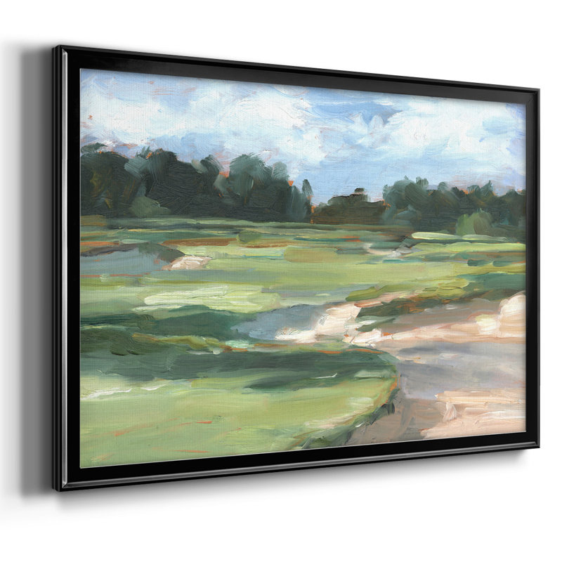 Golf Course Study II, reproduction d'art sur toile, Noir, H 30 po x l 44 po x P 1,5 po