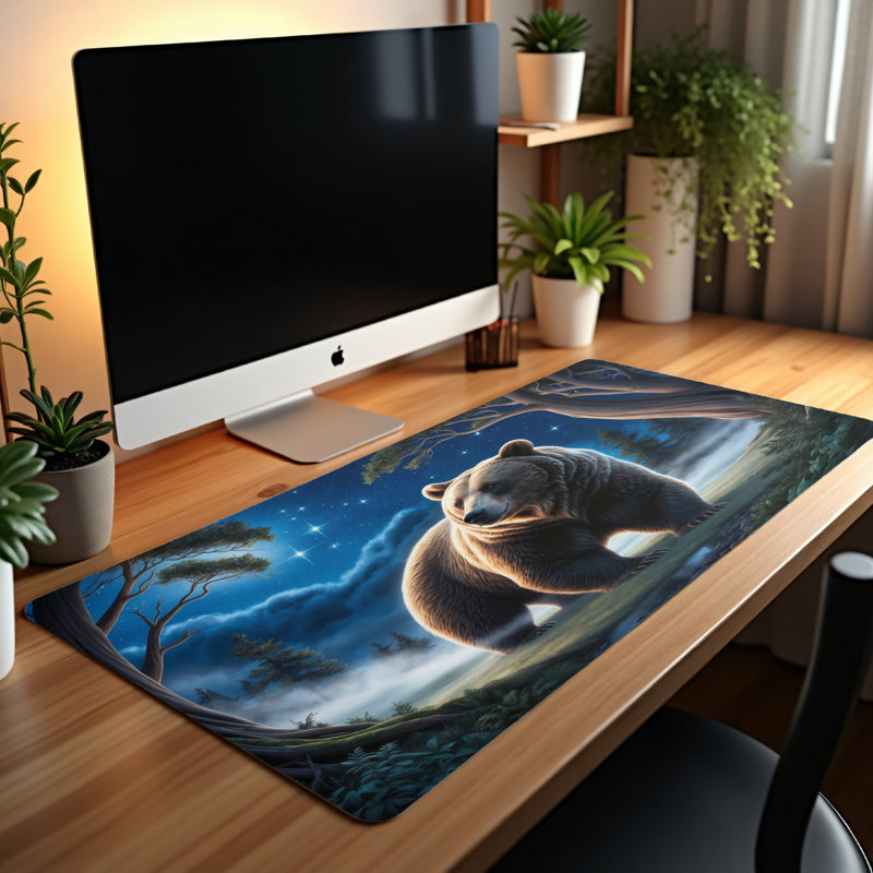 Polyester Desk Pad, 31.5x15.5
