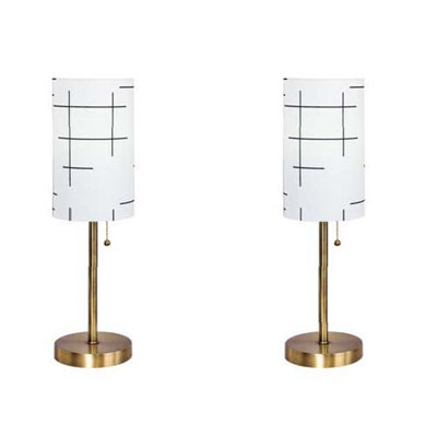 Aoosaf Metal USB Table Lamp