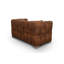 Torreys Microsuede Faux Leather Square Arm Sofa-192957649