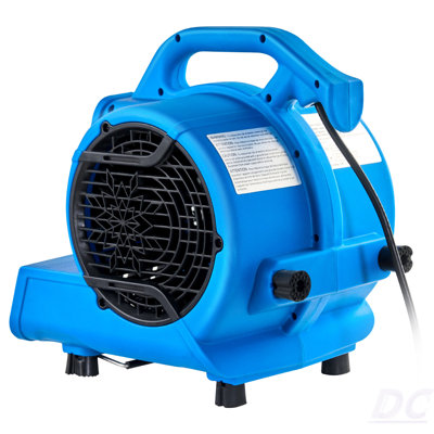 Floor Blower 1360 RPM 600 CFM Air Mover With 4 Blowing Angles 3-Speeds