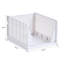 Boîte de rangement blanche pliable 4 pièces-106035934