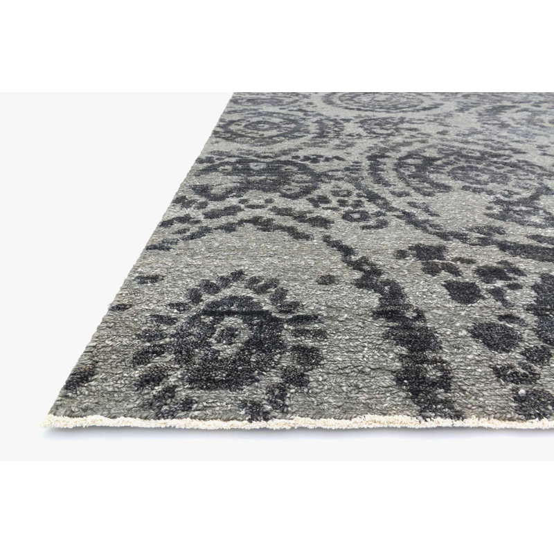 Cyrus Rayon Damask Indoor Rug, Rectangle 2' x 3'