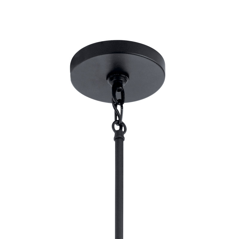 Armand 27" Black and Bronze 4-Light Foyer Pendant