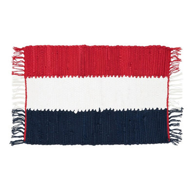 Cotton Striped Rectangle Placemat