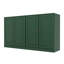 Meuble télé 100% bois massif, console de 64 po de largeur avec portes à panneau surélevé et rangement-249572942