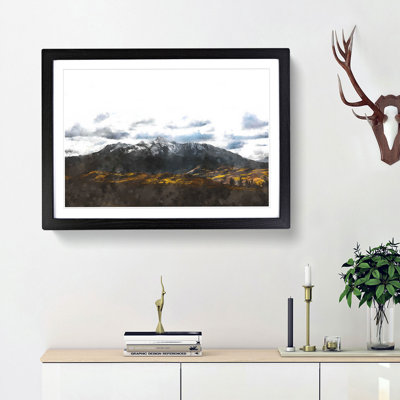 The Rocky Mountains of California - Picture Frame Painting Print
