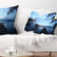 Coussin en bois foncé Seascape