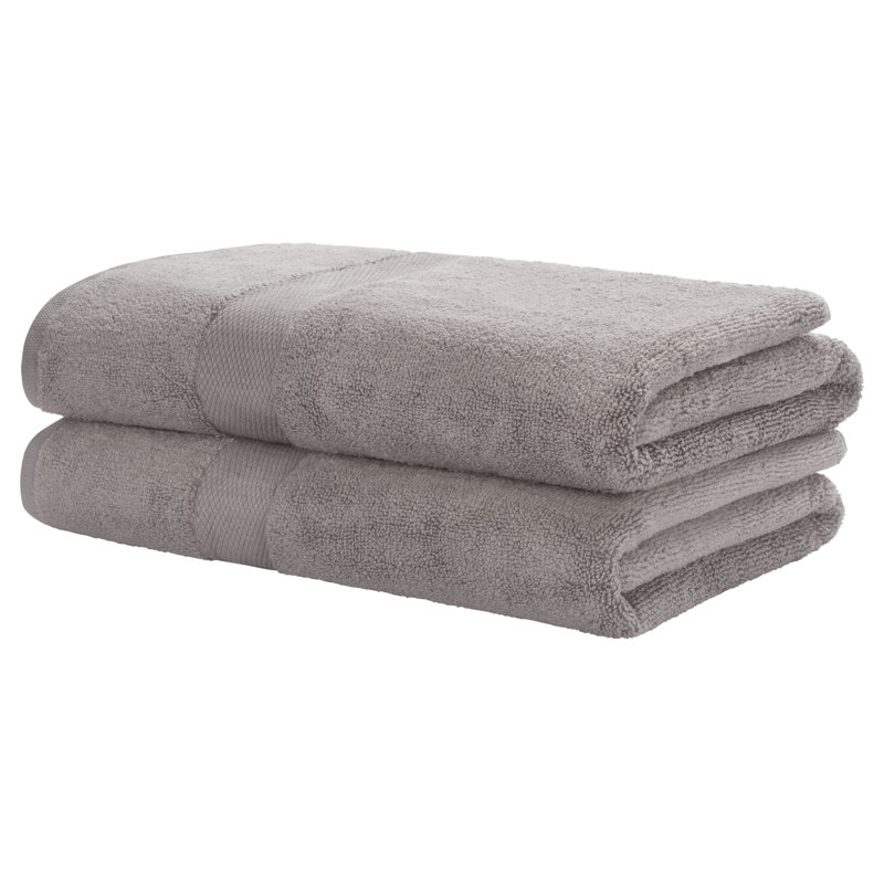 Serviette de bain 100% coton Synergy, gris