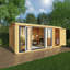 17ft x 10ft Home Office Studio With Side Shed UPVC Windows & Doors (44mm)-105863319