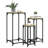 vidaXL Nesting Side Tables End Table Living Room Set of 3 Engineered Wood-255734483