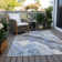 Machine Washable Indoor/Outdoor Cinead ACN1709 Blue Rug