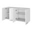 Jewlia Kitchen Wall Cabinet with Four Doors and Storage Compartments-56187195