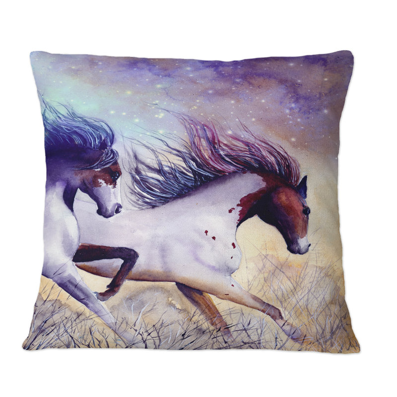 Animal Print Throw Pillow, 16" x 16"