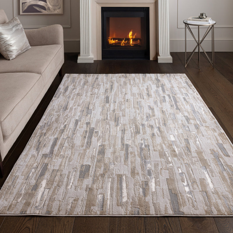 Aurora AU25 Impression Beige Area Rug, Rectangle 200 x 290 cm