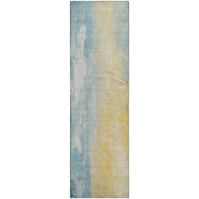 Premium Machine Washable Mayfield AMF1844 Abstract Rug