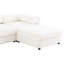 Élégant canapé en chenille de L 109 po avec siège de rangement et repose-pieds (3 places)-1828160812