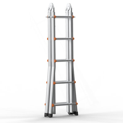 Échelle télescopique avec cadre à rallonge de 17 pi / 5120 mm pour les devoirs