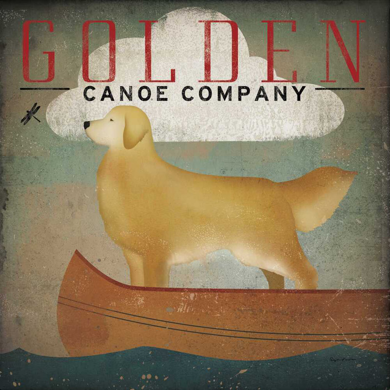 Golden Dog Canoe Co, H 36 po x l 36 po
