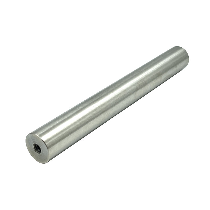  Base ronde en acier inoxydable brossé de 3/4 po de diamètre x 1/4 po de longueur