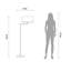 155cm Swing Arm Floor Lamp-750025533