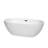 Juno 67'' x 32'' Soaking Acrylic Bathtub-50480661