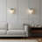 3 Light Transitional Crystal Wall Sconce -468244091