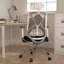 Symple Stuff Twill and Mesh Executive Chair with Headrest-1565003366