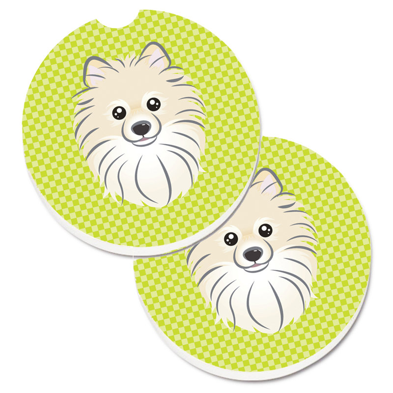 Sous-verre Retriever, Vert lime, Loulou de Poméranie