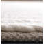 Tapis naturel ivoire en laine tissé à la main à grosses perles crème-43862989