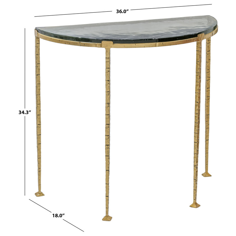 Castino Tavares Half Moon Console Table