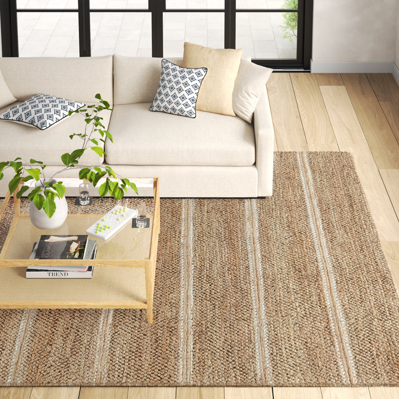Beamond Striped Indoor Rug, Rectangle 9' x 12'