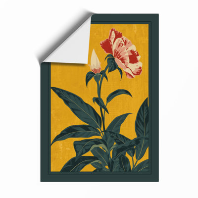 Carnation Study Botanical - Framed Print