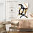 Avery Black And Gold Stroke II-108256888
