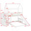 Lit superposé avec glissade Safety House-865036422