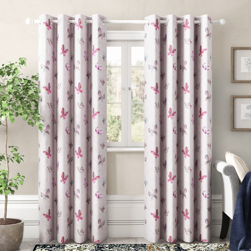 Glamour Princess Eyelet Room Darkening Curtains