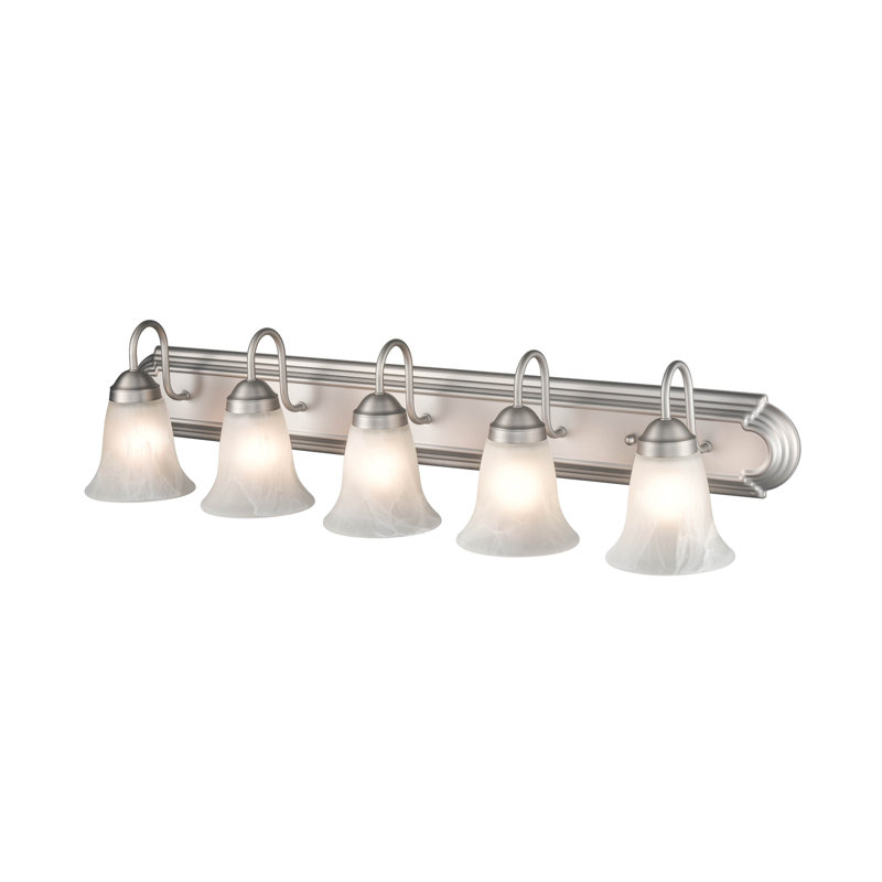 Adalgis 5 - Light Dimmable Vanity Light, Satin Nickel
