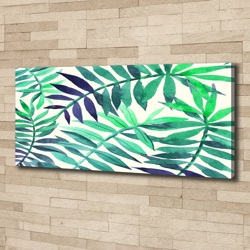 Tropical Leaves - Wrapped Canvas Print