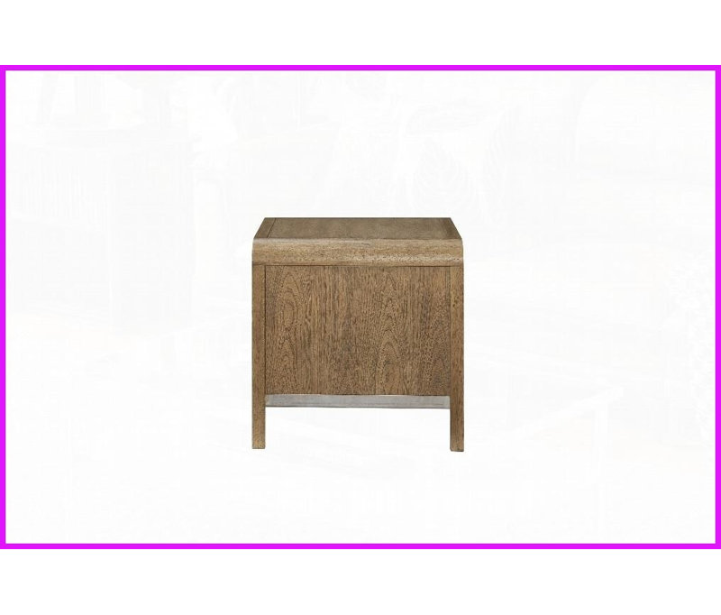 Table basse Latte Elm Veneer Tablette