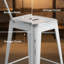 Ensemble de tabourets de bar industriels vieillis - charme bord de mer rétro-687829308-687829311