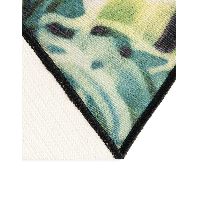 Jill Zarin Saint Lucia Caribbean Indoor/Outdoor Rug, Round 3'3"