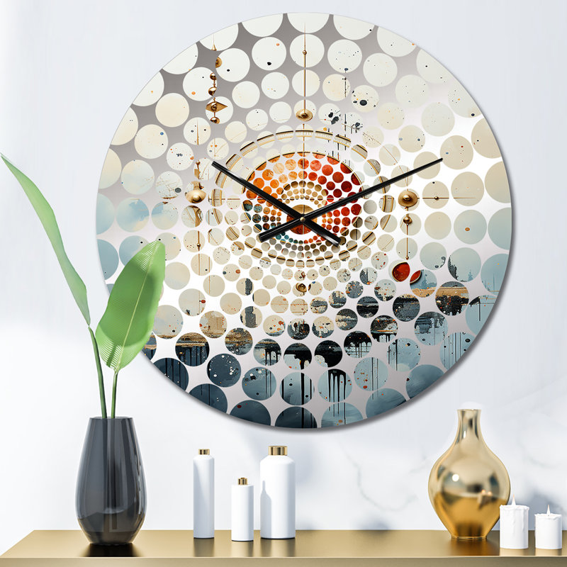 Minimalism Astrology Muted Art II - Astrology Wall Clock, Small